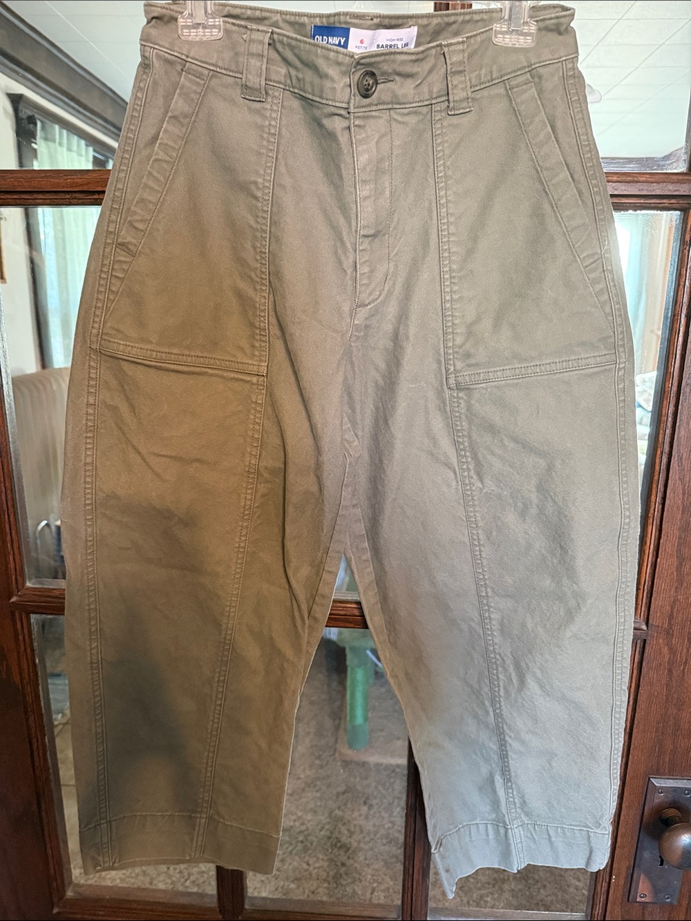Old Navy Men’s Cargo-Style Pants in Olive Tan